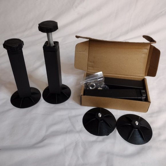 4 pk adjustable Bed Risers - Furniture Support Legs - NEW - Picture 1 of 3